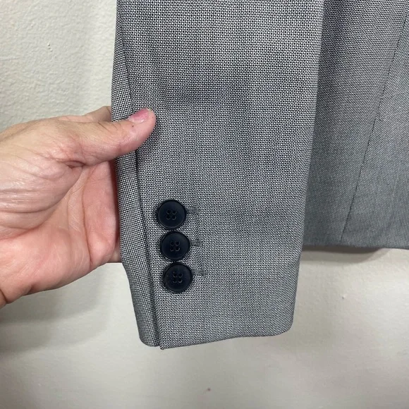 Lafayette 148 New York‎ GreyOne-button blazer size 2